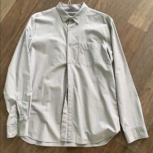 Banana Republic Grant Fit LS Shirt Large Nice